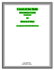 Carol of the Bells (Ukrainian Carol) - Horn in F Duet - Intermediate