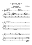 VIVALDI Sonata in C (ALLEGRO RV 48) for Flute and Piano