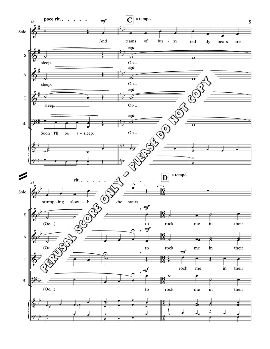 Dennis Lee Trilogy Dennis Lee Trilogy 4-Part scores gallery preview page 5