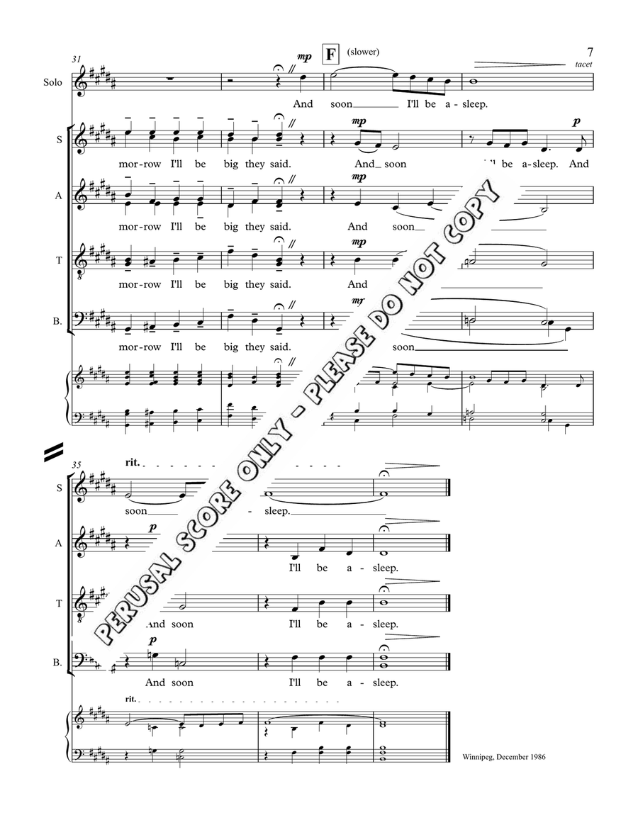 Dennis Lee Trilogy Dennis Lee Trilogy 4-Part scores gallery preview page 7