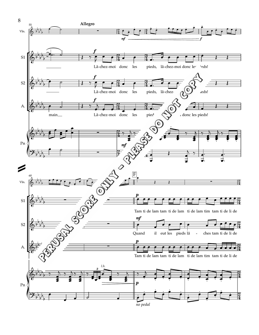Dans La Prison De Londres SSA scores gallery preview page 8