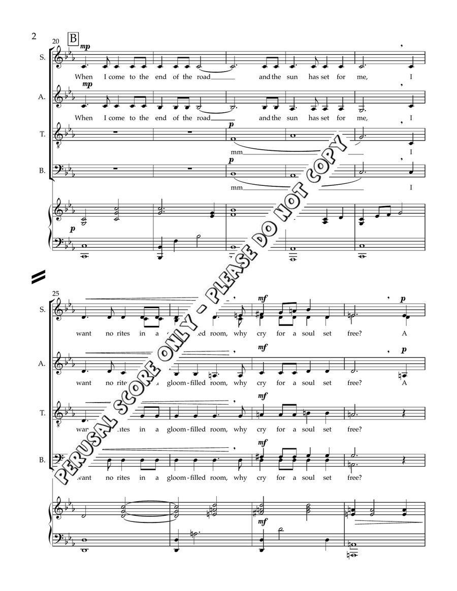 Paradise In A Dream Full Set 4-Part scores gallery preview page 3