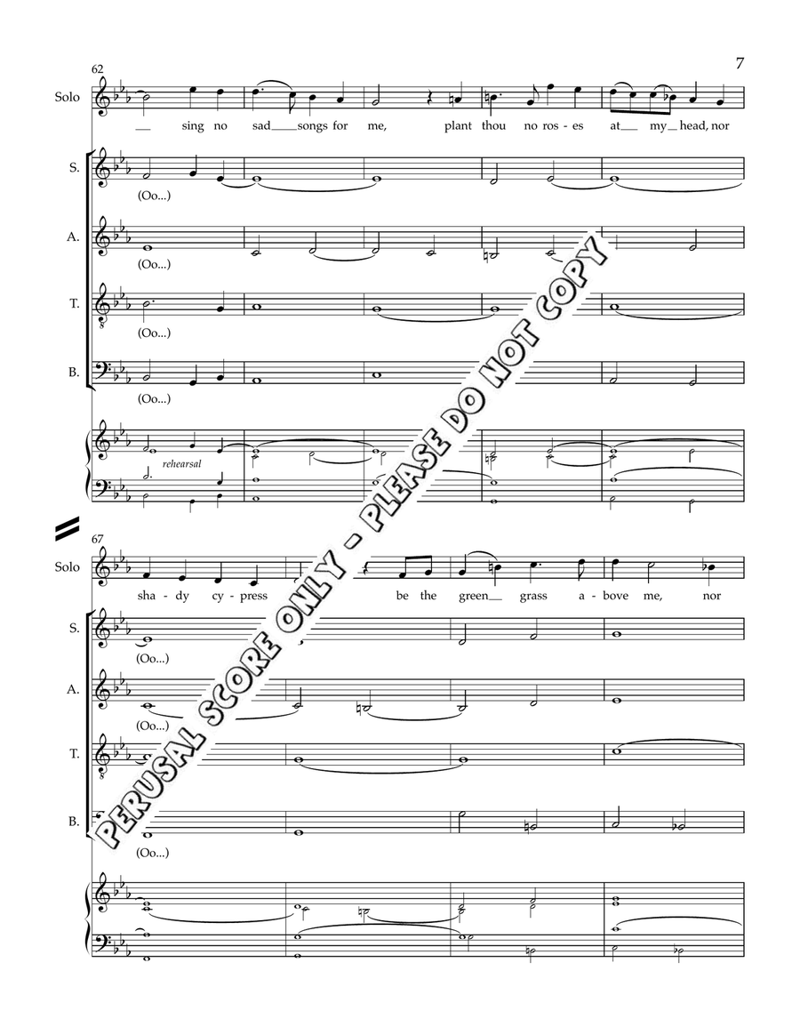 Paradise In A Dream Full Set 4-Part scores gallery preview page 8