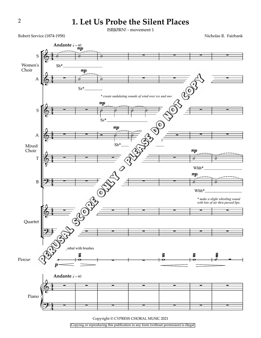 Isbjorn Complete Set Isbjorn Complete Set 4-Part scores gallery preview page 2