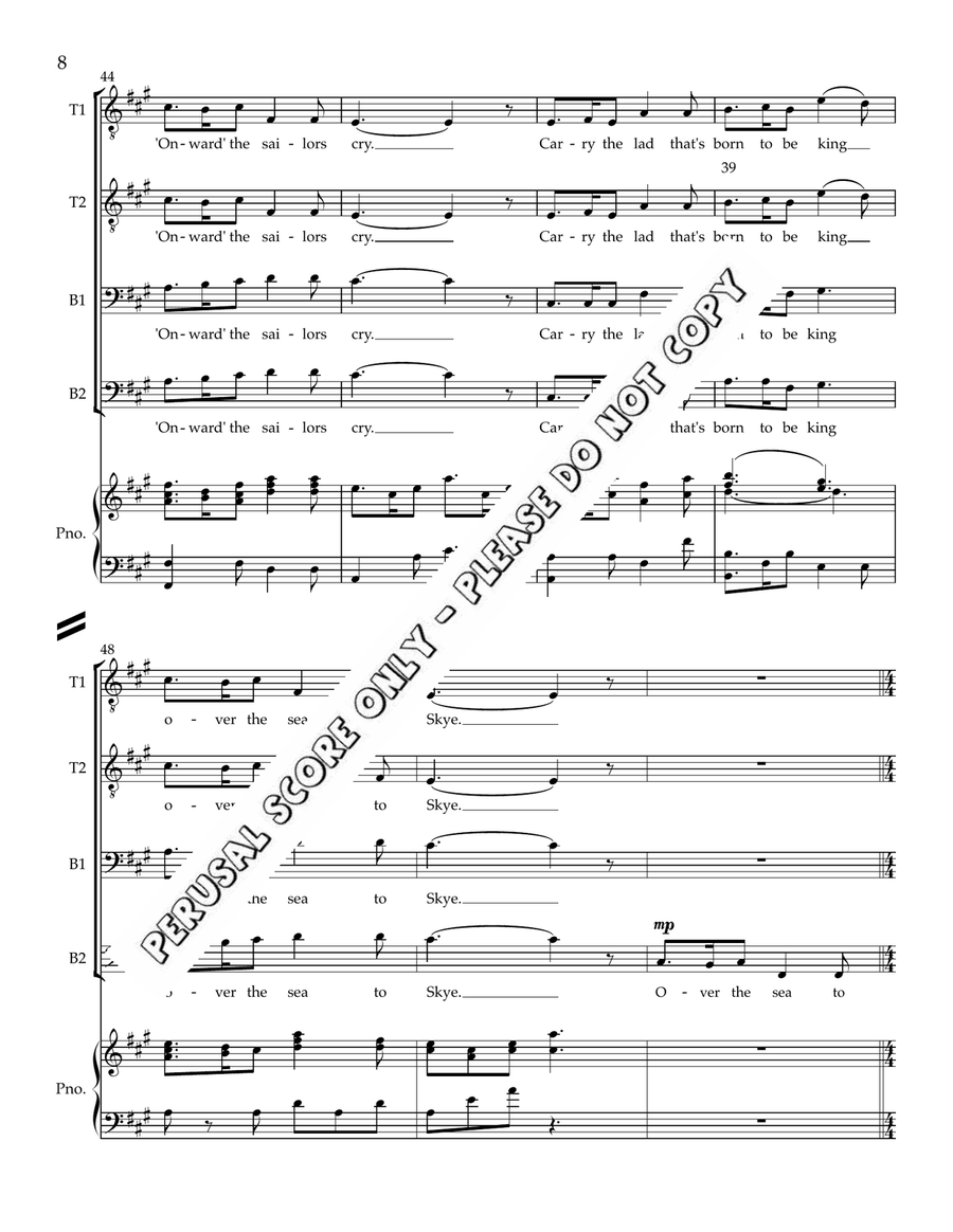 Scottish Airs Scottish Airs TTBB scores gallery preview page 8