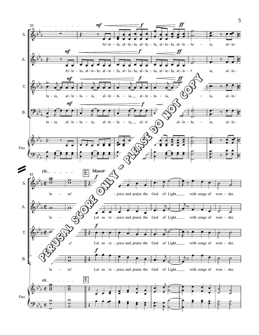 We Now Unite Our Voices We Now Unite Our Voices 4-Part scores gallery preview page 5