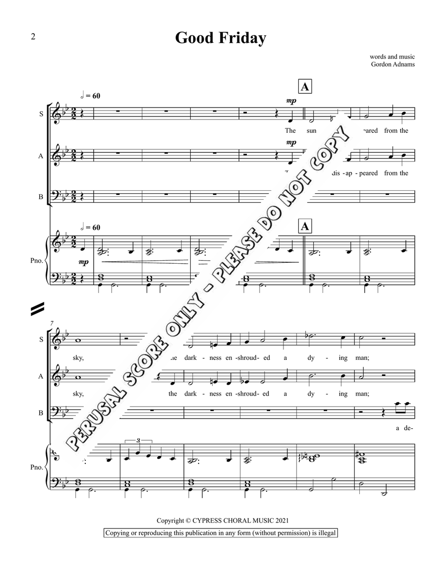 Good Friday Good Friday 4-Part scores gallery preview page 2