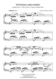 Evening Melodies (Calm and Relaxing Piano Solo)