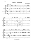 Modal for wind quartet