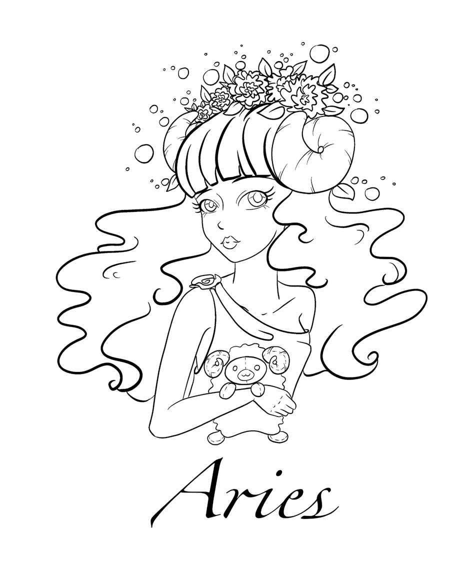 The Musical Zodiac: 12 easy pieces for every harp with 12 coloring illustrations Harp scores gallery preview page 4