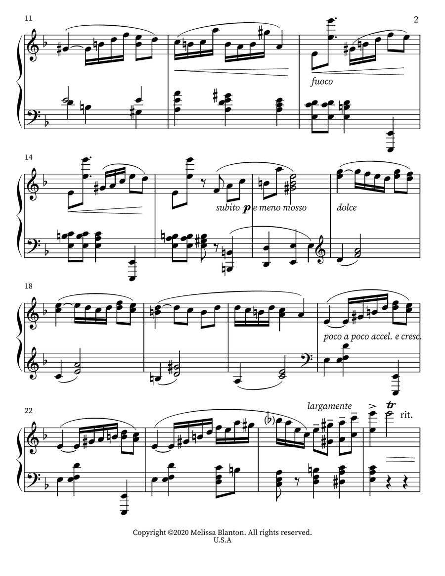Driven Driven Piano scores gallery preview page 2