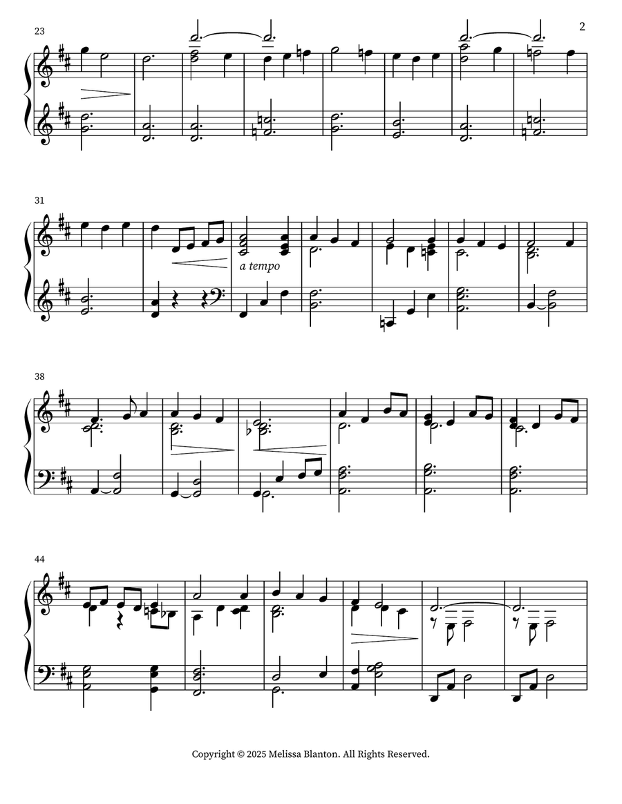 Love Divine, All Loves Excelling Piano scores gallery preview page 2