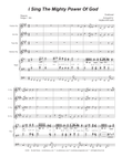 I Sing The Mighty Power Of God (Saxophone Quartet - Organ accompaniment) mini preview