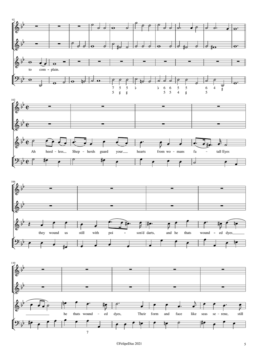 Beneath a gloomy shade Beneath a gloomy shade Small Ensemble scores gallery preview page 5