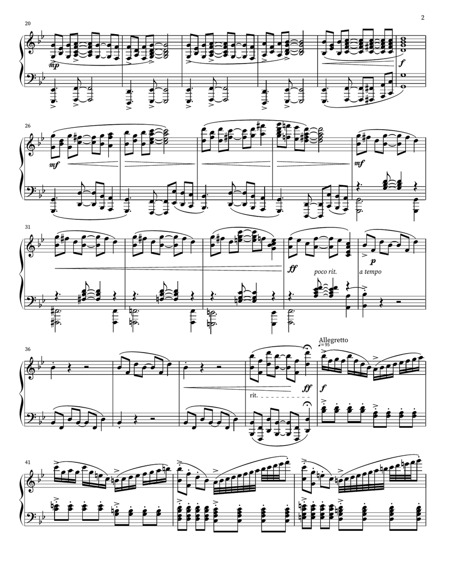Prelude in G Minor Prelude in G Minor Piano scores gallery preview page 2