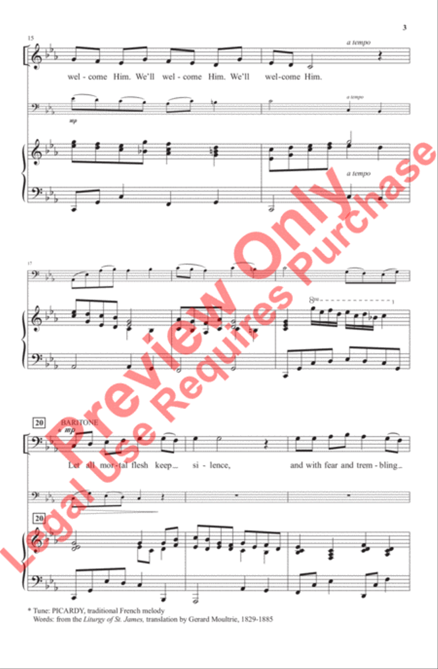 We'll Welcome Him We'll Welcome Him Choir scores gallery preview page 4