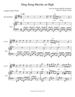 Ding Dong Merrily On High--alto sax solo