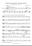 Cellozone (Pachelbel) Canon in D for cello ensemble