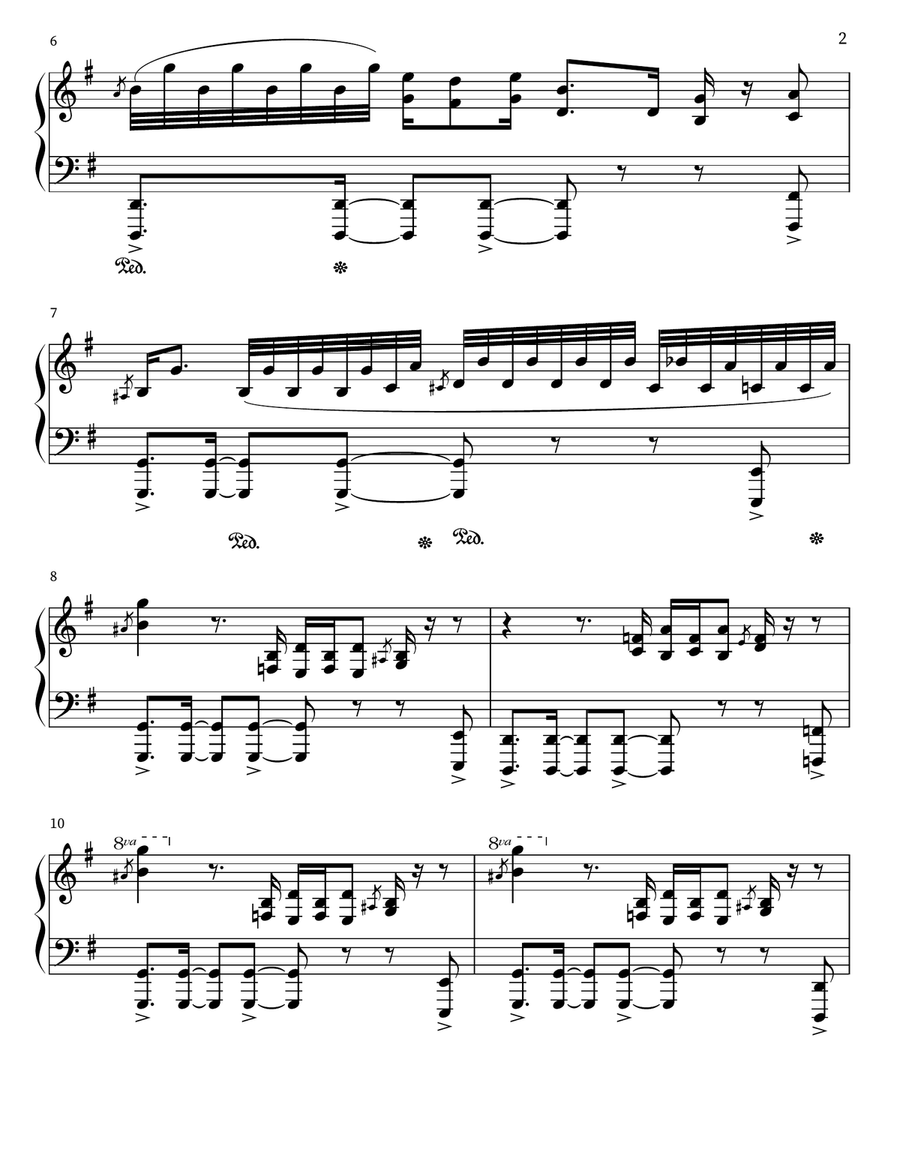 There Just Ain't No Words Piano scores gallery preview page 2