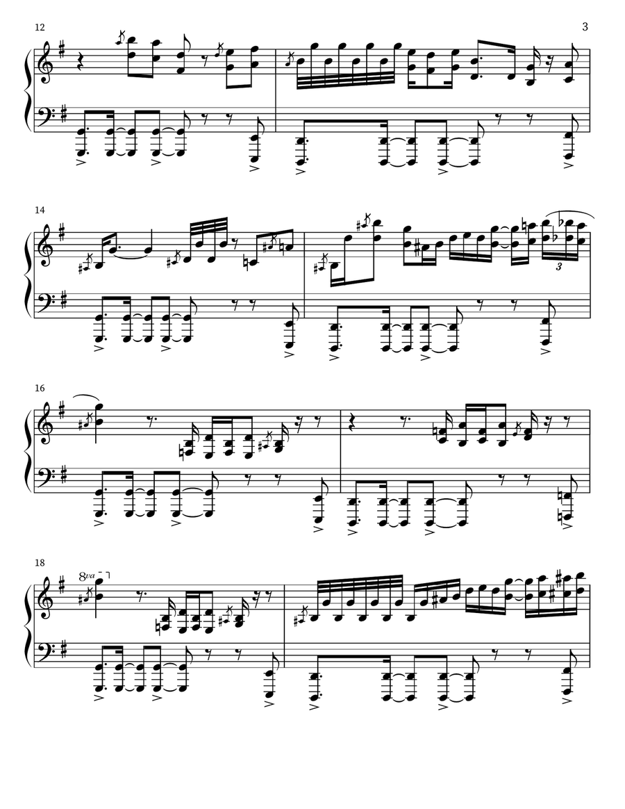 There Just Ain't No Words Piano scores gallery preview page 3