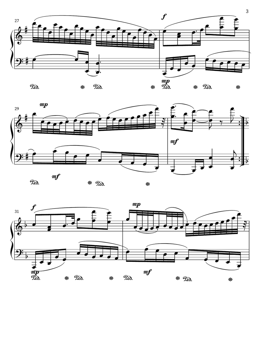 Medallion Medallion Piano scores gallery preview page 3