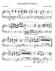 Serenade for Piano 5