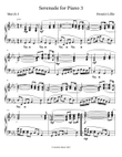Serenade for Piano 3