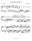 Serenade for Piano 6