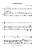 Danza Andante - Short Pieces for Violin and Piano