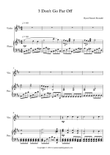 Don't Go Far Off - Short Pieces for Violin and Piano