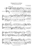 Prelude XX in A Minor - Flute and Clarinet Duet