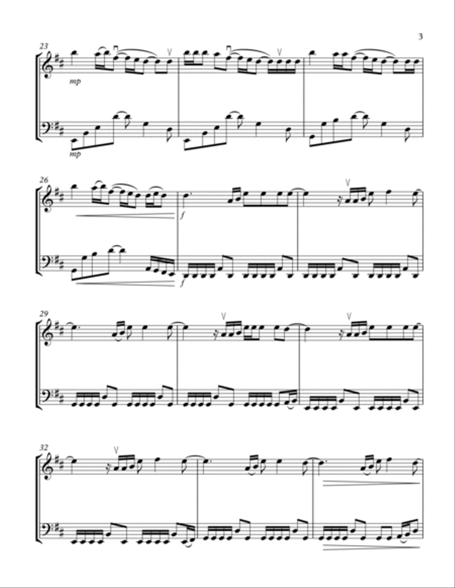 Sunflower String Duet scores gallery preview page 3