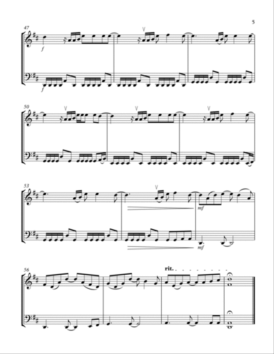 Sunflower String Duet scores gallery preview page 5
