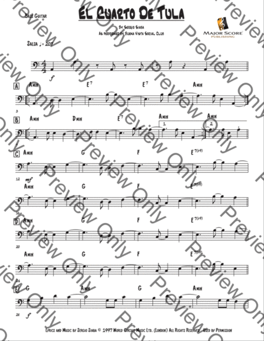 El Cuarto De Tula Large Ensemble scores gallery preview page 5