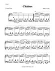 Ballet Piano Sheet Music: Chaines from Etudes II