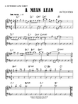 A Mean Lean (Bb Expanded Lead Sheet)