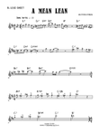 A Mean Lean (Bb Lead Sheet)