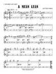 A Mean Lean (C Expanded Lead Sheet)