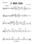 A Mean Lean (C Lead Sheet)