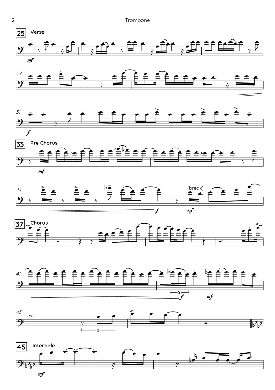 Leave The Door Open Piano scores gallery preview page 3