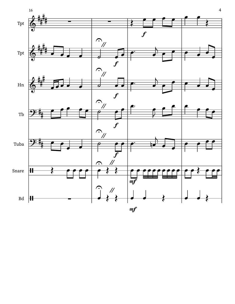 Lord with glowing heart i'd praise Small Ensemble scores gallery preview page 4
