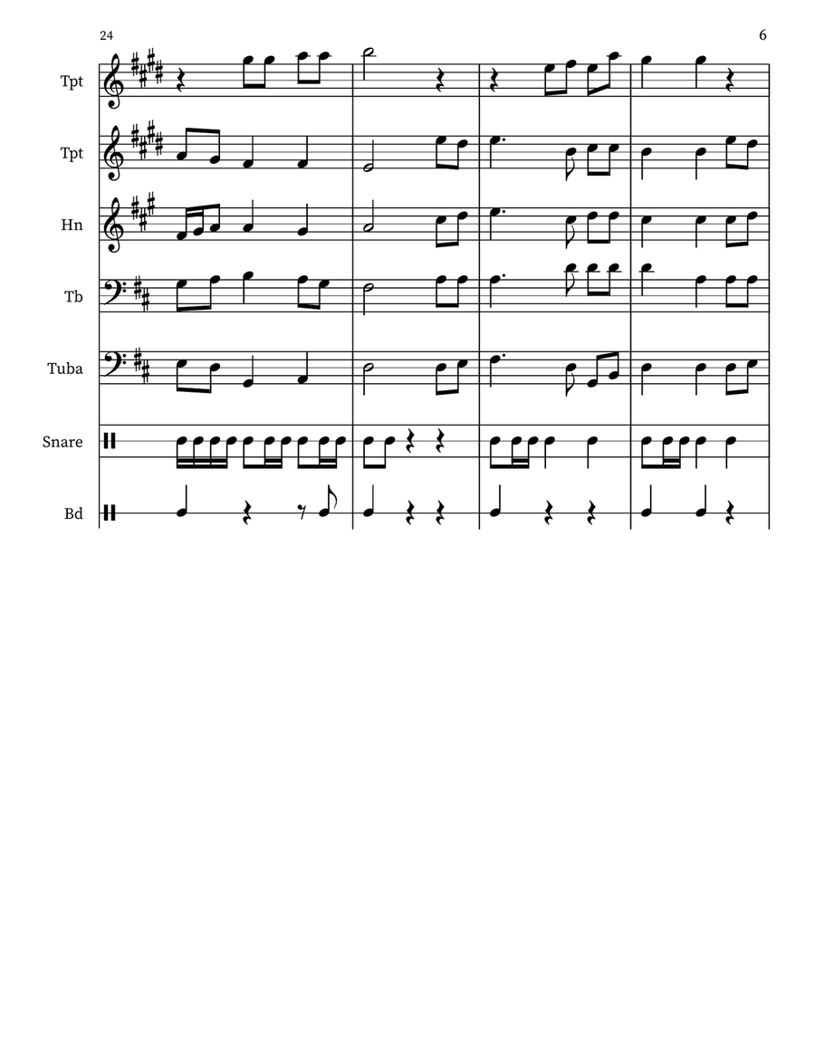 Lord with glowing heart i'd praise Small Ensemble scores gallery preview page 6