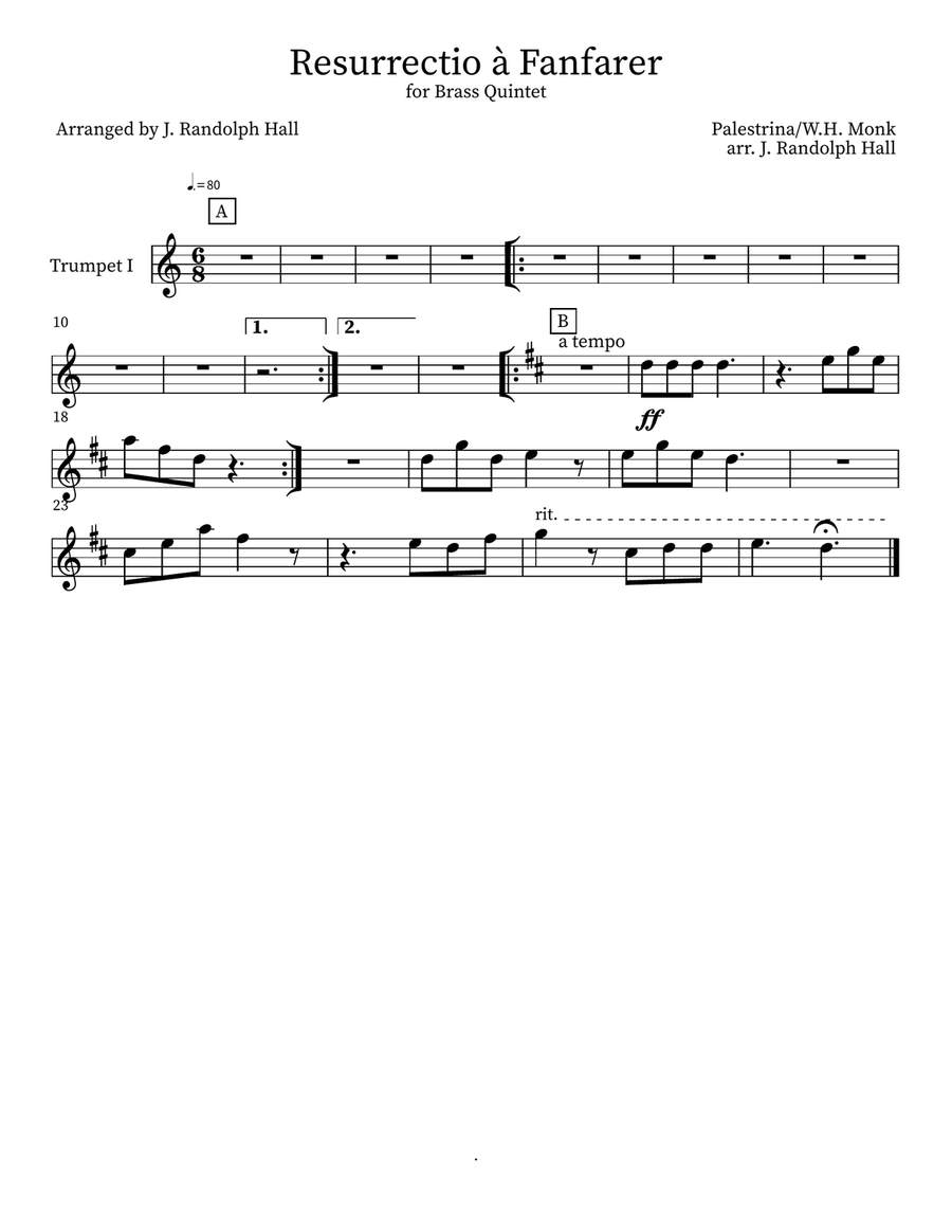 Resurrectio à Fanfarer Small Ensemble scores gallery preview page 4