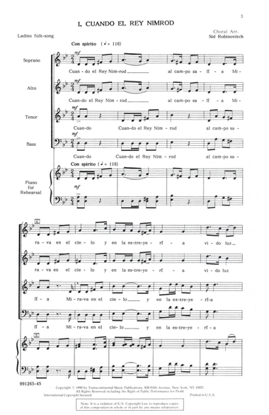 Mosaic Of Jewish Folksongs