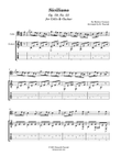 Siciliano (for Cello and Guitar)