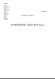 SYMPHONIC FANTASY №1