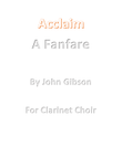 Acclaim, a Fanfare for Clarinet Choir