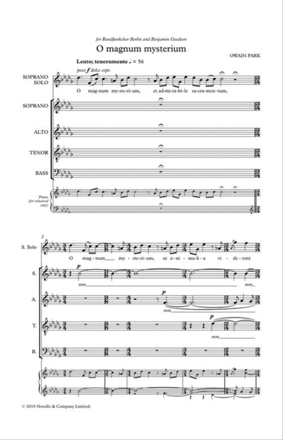 O Magnum Mysterium O Magnum Mysterium Choir scores gallery preview page 4