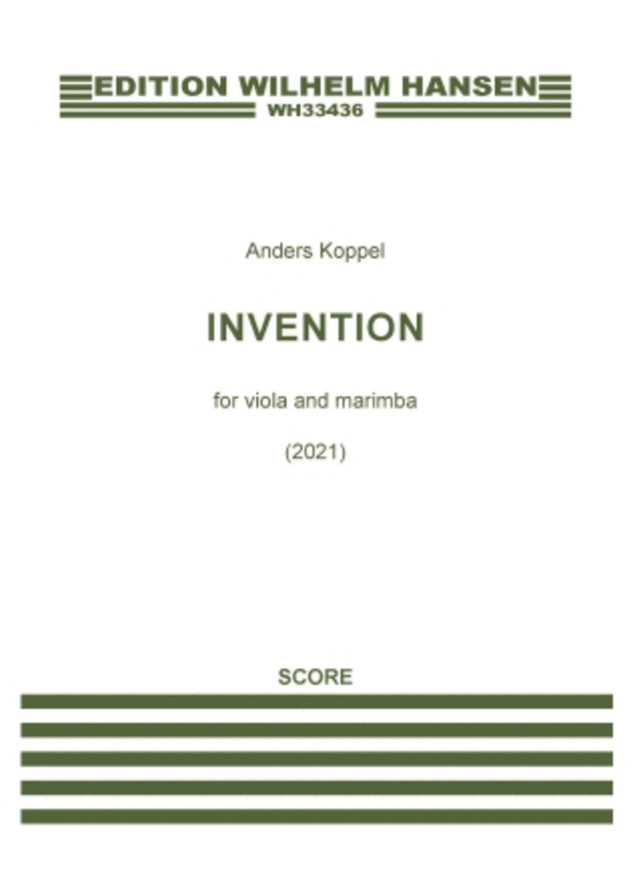 Invention For Viola And Marimba Viola scores gallery preview page 1