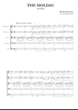 The Moldau for Brass Quintet